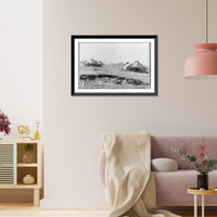 Historic Framed Print, Eskimo city of Indian Point,  17-7/8" x 21-7/8"