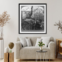Historic Framed Print, Triumphal arch and immense throngs to welcome heroic Admiral Togo after his victories, Tokyo,  17-7/8" x 21-7/8"