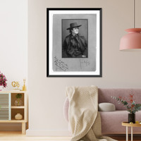 Historic Framed Print, [Elbert Hubbard, half-length portrait, facing right].Zaida Ben Yusuf.,  17-7/8" x 21-7/8"