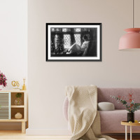 Historic Framed Print, At dusk,  17-7/8" x 21-7/8"