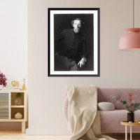 Historic Framed Print, Portrait of E.C. Messer.Emily Mew.,  17-7/8" x 21-7/8"