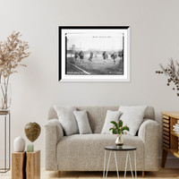 Historic Framed Print, Red Sox coming on field World Series, Boston AL (baseball),  17-7/8" x 21-7/8"