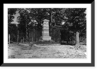Historic Architecture - Virginia - Monument marking the place, 1863