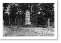 Historic Architecture - Virginia - Monument marking the place, 1863