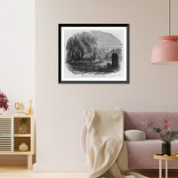 Historic Framed Print, The tomb of Napoleon, at St. Helena,  17-7/8" x 21-7/8"