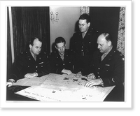 Black & White Photo - Col. Karl R. Bendetsen, Major Hugh T. Fullerton