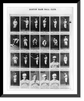 Historic Framed Print, Boston Base Ball Club,  17-7/8" x 21-7/8"