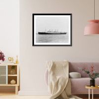 Historic Framed Print, S.S. KAISER WILHELM DER GROSSE - 2,  17-7/8" x 21-7/8"