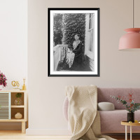 Historic Framed Print, Clara Barton, 1821-1912 - 11,  17-7/8" x 21-7/8"