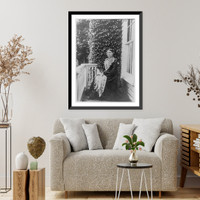 Historic Framed Print, Clara Barton, 1821-1912 - 11,  17-7/8" x 21-7/8"