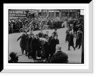 Historic Framed Print, Funeral of J.S. Sherman,  17-7/8" x 21-7/8"