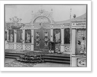 Historic Framed Print, [Interior of St. Michael's Cathedral, Sitka, Alaska],  17-7/8" x 21-7/8"