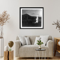 Historic Framed Print, Granitsa Evropy i Azīi u st. Urzhumki,  17-7/8" x 21-7/8"