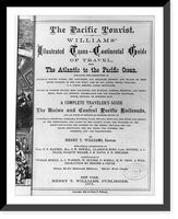 Historic Framed Print, The Pacific Tourist...A Complete Traveller's Guide of the Union and Central Pacific Railroads (1876): [Title page],  17-7/8" x 21-7/8"