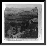 Historic Framed Print, From O'Neill's Point to Newberry Terrace and Vishnu Temple, Grand Ca&ntilde;on of Arizona,  17-7/8" x 21-7/8"