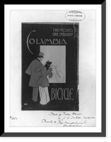 Historic Framed Print, [Poster designs for Columbia Bicycle advertisements]: Two hearts - one thought"",  17-7/8" x 21-7/8"