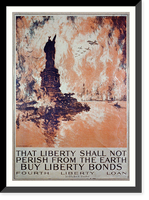 That liberty shall not perish from the earth Fourth Liberty Loan.Ioseph Pennell del. Ketterlinus Phila. imp, Vintage Print