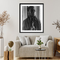 Historic Framed Print, [Portrait of Canada Lee, in Native Son],  17-7/8" x 21-7/8"