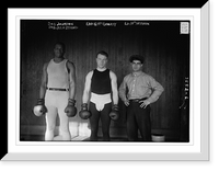 Historic Framed Print, Bob Armstrong, Eddie McGoorty, Ed McMahon,  17-7/8" x 21-7/8"