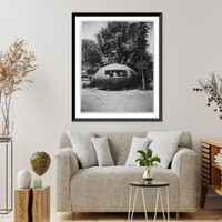 Historic Framed Print, Jumbo Lemon Booth,  17-7/8" x 21-7/8"