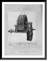 Vintage Photo Print - Airplane and blower made by the Otto Schwade firm