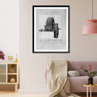 Vintage Photo Print - Airplane and blower made by the Otto Schwade firm