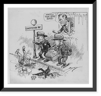 Historic Framed Print, Such slippery streets!,  17-7/8" x 21-7/8"