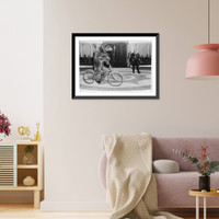 Historic Framed Print, The forthcoming visit of the Soviet Circus artists to the Republic of Czechoslovakia,  17-7/8" x 21-7/8"