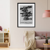 Historic Framed Print, [Advertisement for aviation industrial firms publ. in Motor Magazine: Aviatik Flugzeuge - Auto. u. Aviatik A.G. - Leipzig],  17-7/8" x 21-7/8"