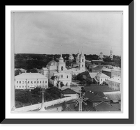 Historic Framed Print, Viaz'ma. Obshchi&#x0304;i vid goroda s siev.-zapada,  17-7/8" x 21-7/8"