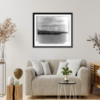 Historic Framed Print, Karavan s khliebom,  17-7/8" x 21-7/8"