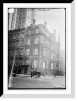 Historic Framed Print, Detectives guard W. Rockefeller's,  17-7/8" x 21-7/8"