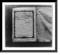 Historic Framed Print, Gramota, pozhalovannaia zhiteliam sela Korobovo Imperatritseiu Ekaterinoiu Velikoi,  17-7/8" x 21-7/8"