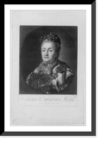 Historic Framed Print, [Bust of Catherine II, Empress of Russia, in jewels],  17-7/8" x 21-7/8"