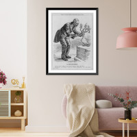 Historic Framed Print, Overweighted,  17-7/8" x 21-7/8"