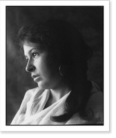 Historic Framed Print, [Woman in drapery with hoop earrings] - 2,  17-7/8" x 21-7/8"