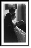 Historic Framed Print, The Readers (Letitia Felix and Ada Follett), Newark, Ohio,  17-7/8" x 21-7/8"