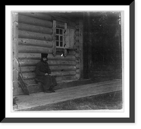 Historic Framed Print, Starets Makari&#x0304;i u svoei kel'i. [Verkhotur'e],  17-7/8" x 21-7/8"