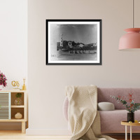 Historic Framed Print, Piatiiarusnaia kolokol'nia sobora v IUr'evtsie,  17-7/8" x 21-7/8"