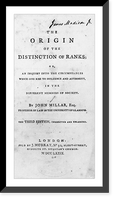 Historic Framed Print, Title page, with James Madison signature, of John Millar, The Origin of the Distinction of Ranks (London, 1779),  17-7/8" x 21-7/8"