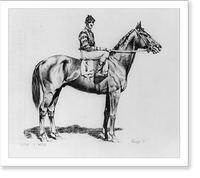 Historic Framed Print, Man O'War,  17-7/8" x 21-7/8"