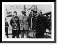 Historic Framed Print, Crew of MAUD - Captain Roald Amundsen polar expedition,  17-7/8" x 21-7/8"
