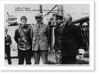 Historic Framed Print, Crew of MAUD - Captain Roald Amundsen polar expedition,  17-7/8" x 21-7/8"