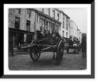 Historic Framed Print, Killarney - [3] Irish women going to a funeral [in a horse-drawn cart],  17-7/8" x 21-7/8"