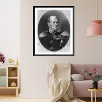 Historic Framed Print, Wilhelm I, German Emperor, 1797-1888,  17-7/8" x 21-7/8"