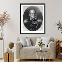 Historic Framed Print, Wilhelm I, German Emperor, 1797-1888,  17-7/8" x 21-7/8"