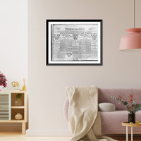 Historic Photo Print - Newspaper notice of Wright Bros, 1903