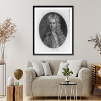 Historic Framed Print, Henry Saint-John, 1st Viscount Bolingbroke, 1678-1751,  17-7/8" x 21-7/8"