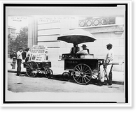 Historic Framed Print, Peddlers - iced drinks and snacks - Aug. 7, 1908,  17-7/8" x 21-7/8"