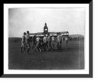 Historic Framed Print, [Yale Univ. football game: scrimmage; stadium with clock tower in backgorund],  17-7/8" x 21-7/8"